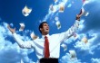 Happy money man