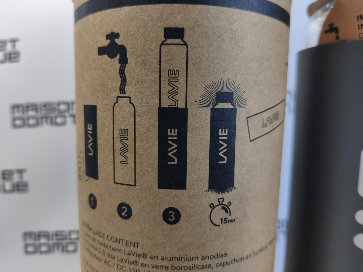 Test LaVie 2Go, innovation française qui purifie l'eau du robinet