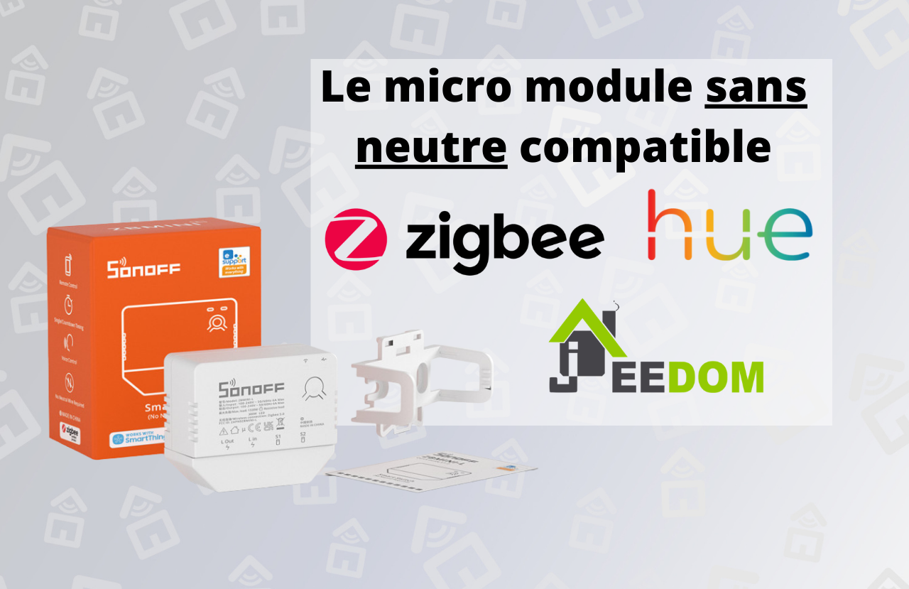 SCHNEIDER ELECTRIC - Micromodule volet roulant connecté Zigbee 3.0