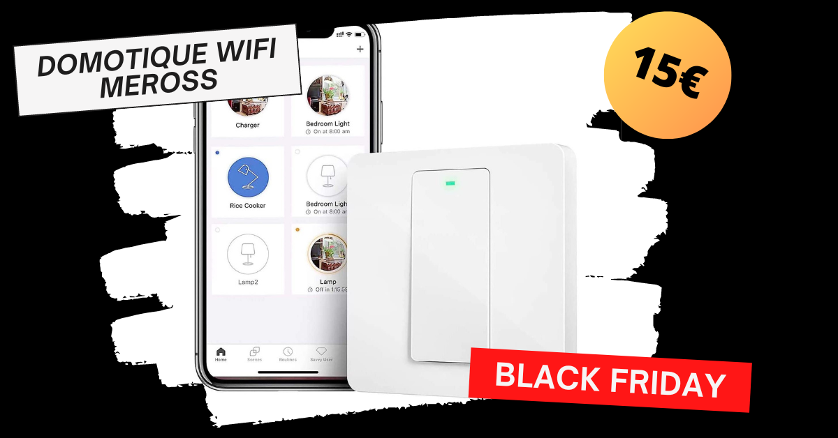 Meross: la domotique wifi facile et pas cher à prix encore plus abordable  pour le #BLACKFRIDAY ! - Maison et Domotique