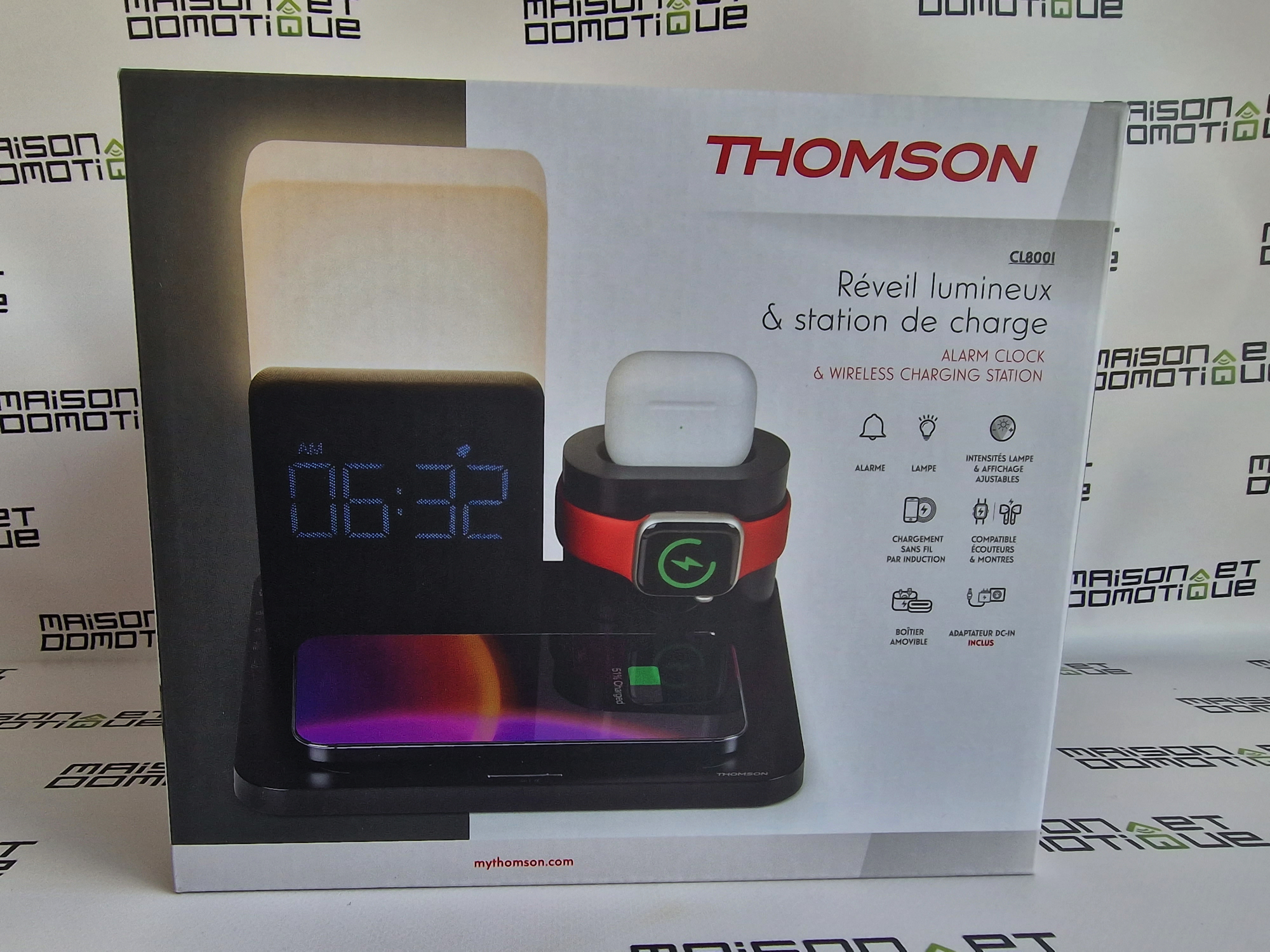 Test Thomson CL800I: la station de charge 4-1 pour tout charger sur sa  table de nuit ! - Maison et Domotique