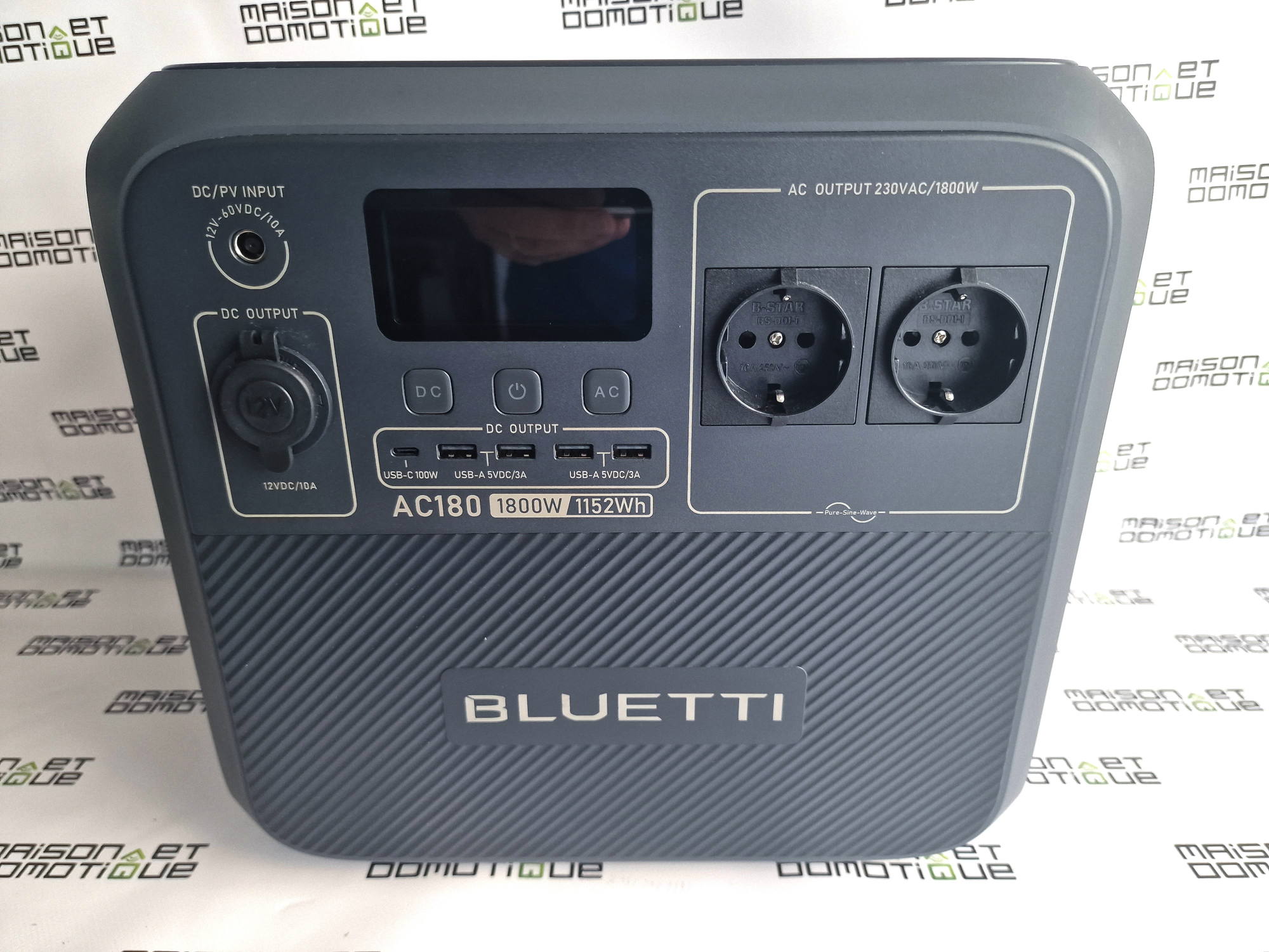 Générateur Électrique Portable BLUETTI AC180,1152Wh Batterie
